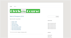 Desktop Screenshot of clerkofthecourse.com